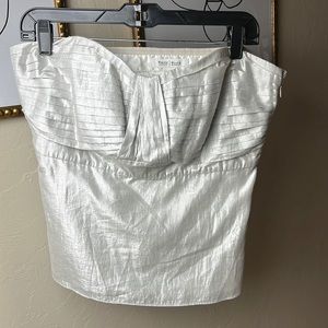 Strapless sliver top size 12